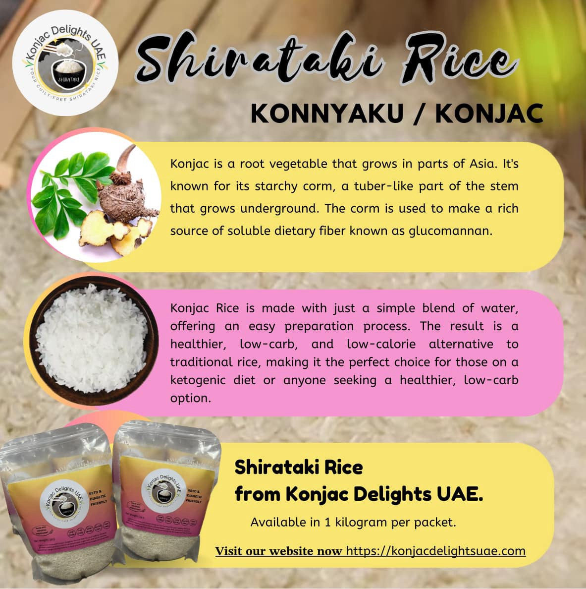 Dry Shirataki Rice