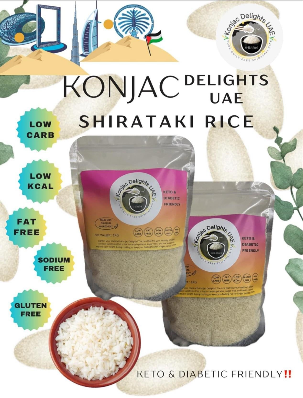 Dry Shirataki Rice