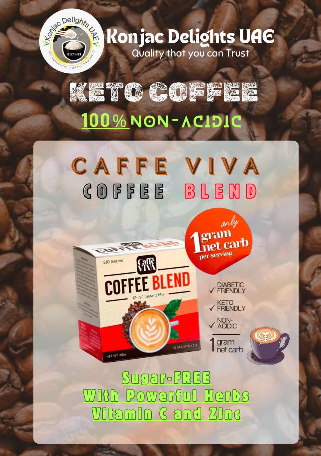 Keto Coffee (10SACHETS per box)